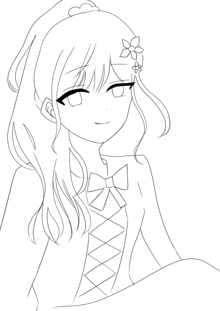 まふゆ線画