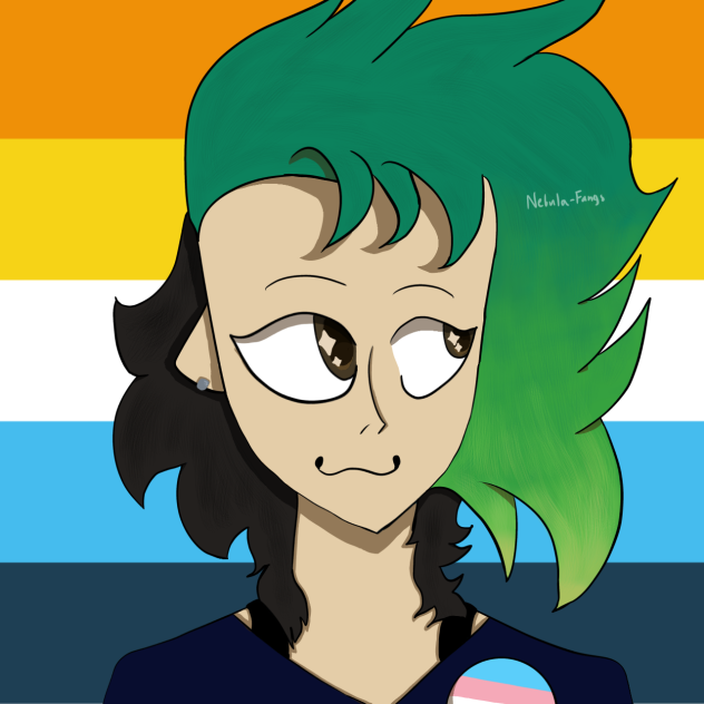 AroAce trash gremlin - ibisPaint