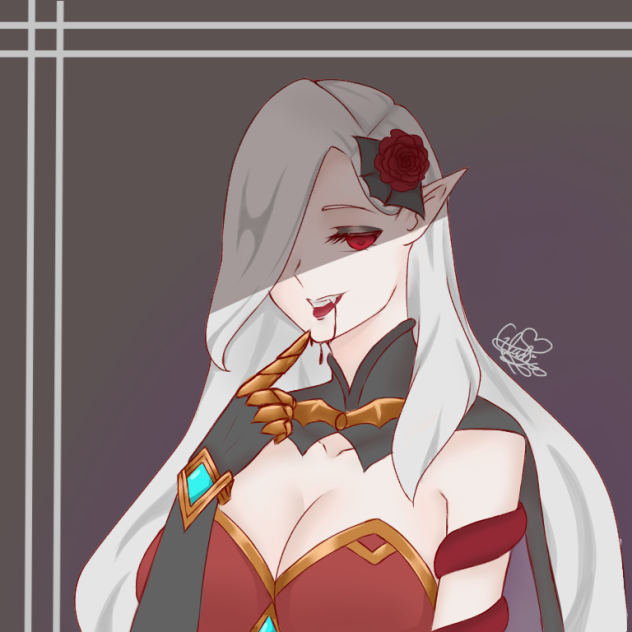 carmilla mobile legends fanart