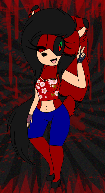 Amy Thorne And Satan Amy Rose Fusion
