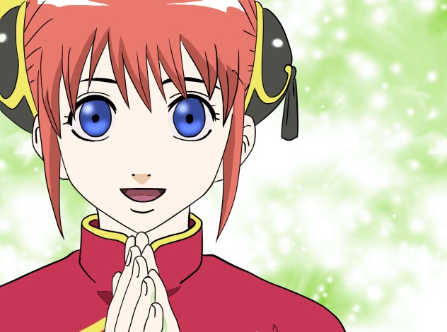 銀魂 神楽 Ibispaint