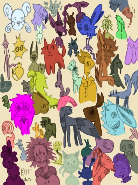 stuff i drew in the mental hospital