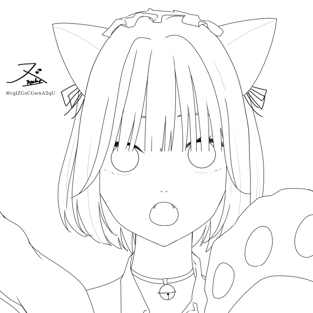 猫の日🐈 線画