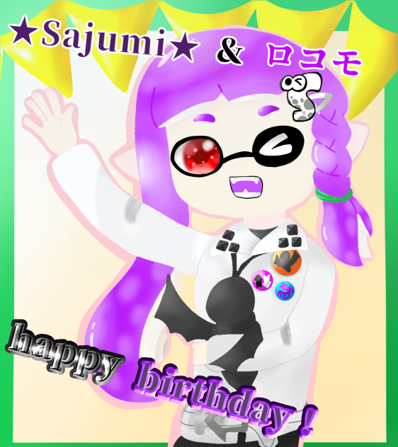 私＆ロコモ  happy birthday！