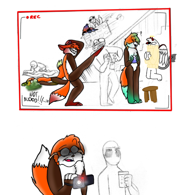 Crazy animal collab (foxbro.uwu)