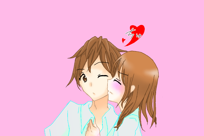 ほっぺちゅー Ibispaint