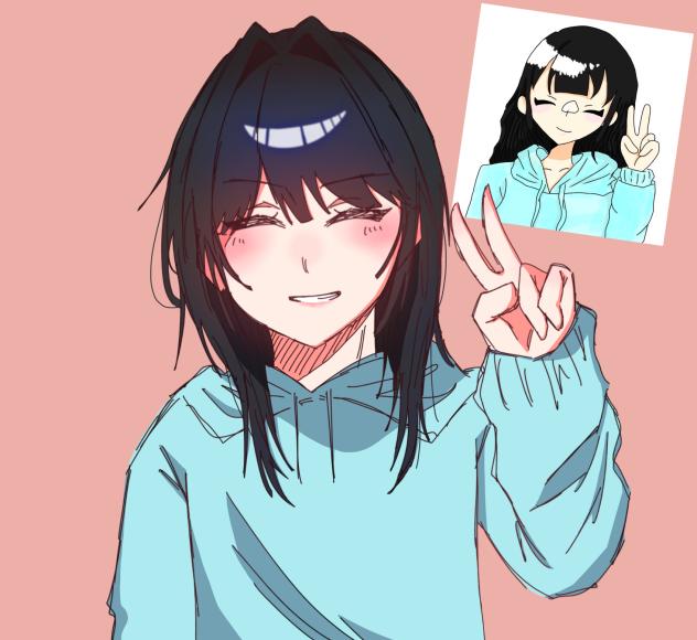 4年前のイラストリメイク