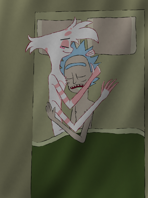 Angel Dust X Rick Sanchez hangover