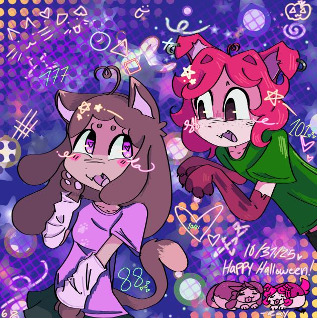 💜🐈‍⬛Happy Halloween🐕🩷
