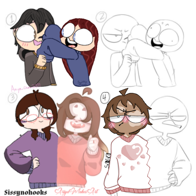 Sweater collab I made the boy