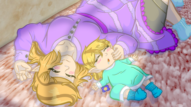 Eve's weird sleeping habits (With Mama)