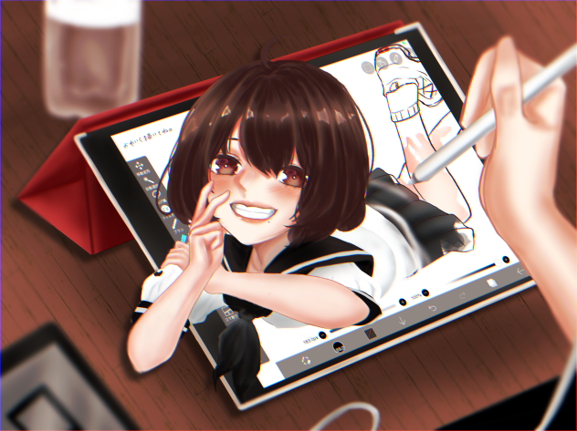 かわいく描いてね♡