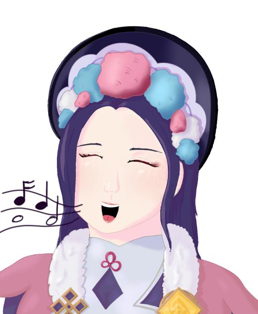 Yun jin w forehead