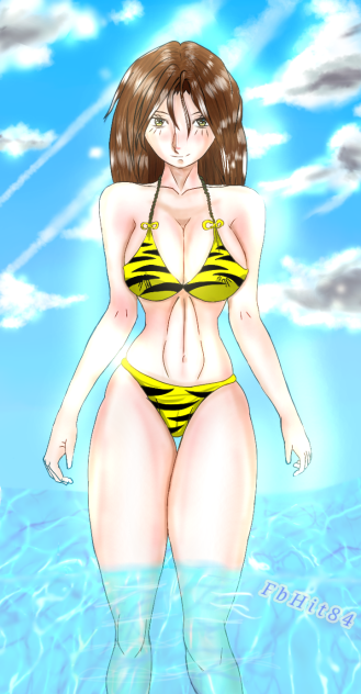 Art br 21- Girl on the Beach