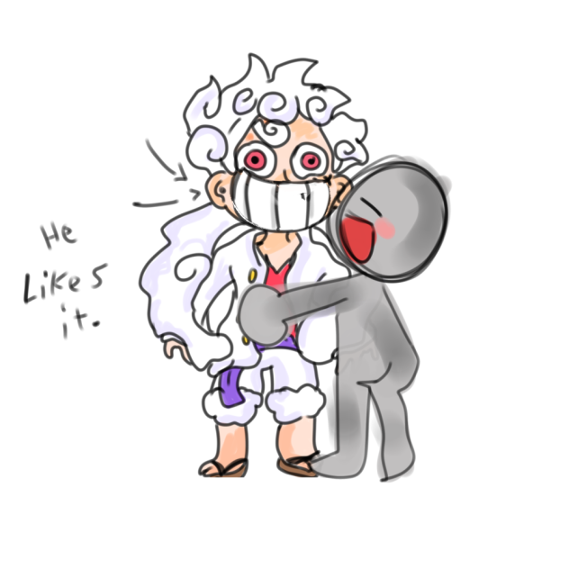 he loves ur hug