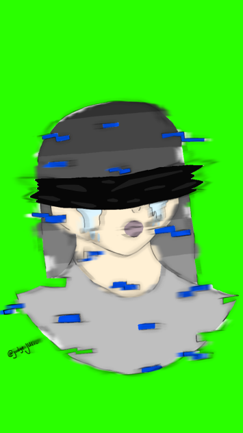 The Glitched Girl - ibisPaint