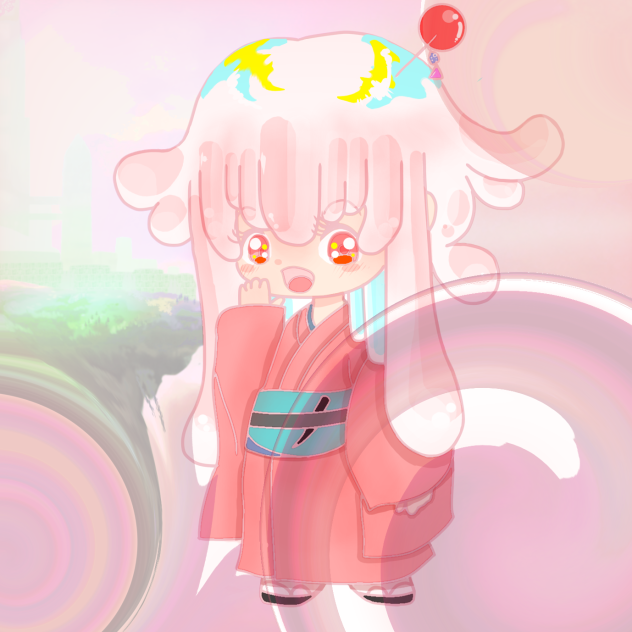 ミニキャラ　色塗り。