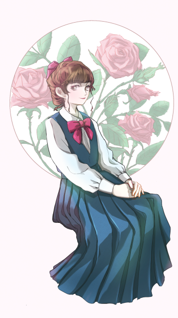 薔薇の肖像　A portrait of rose.