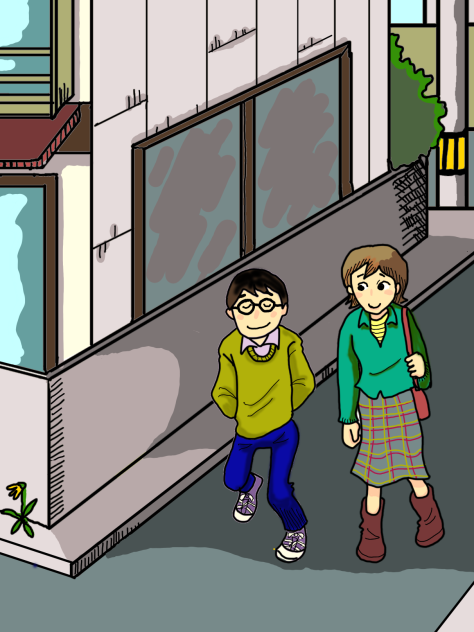 路地裏デート