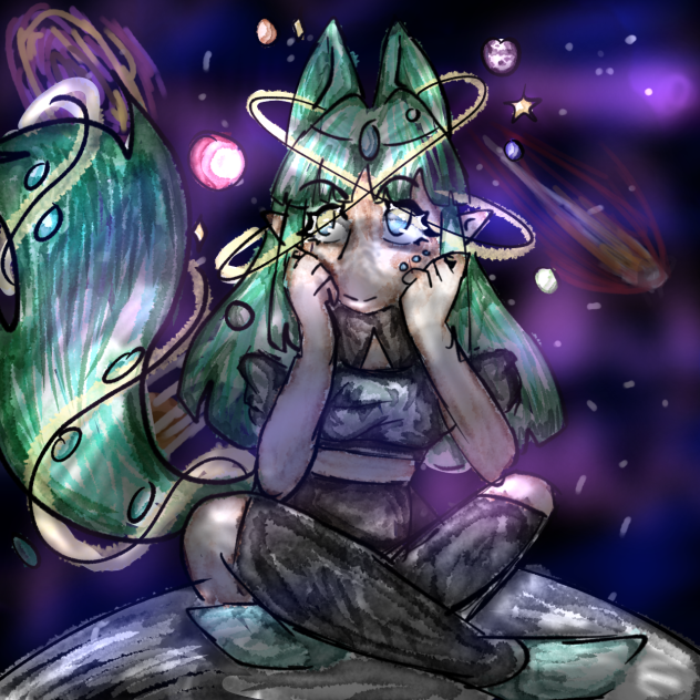 testing the brand New brush paint - ibisPaint