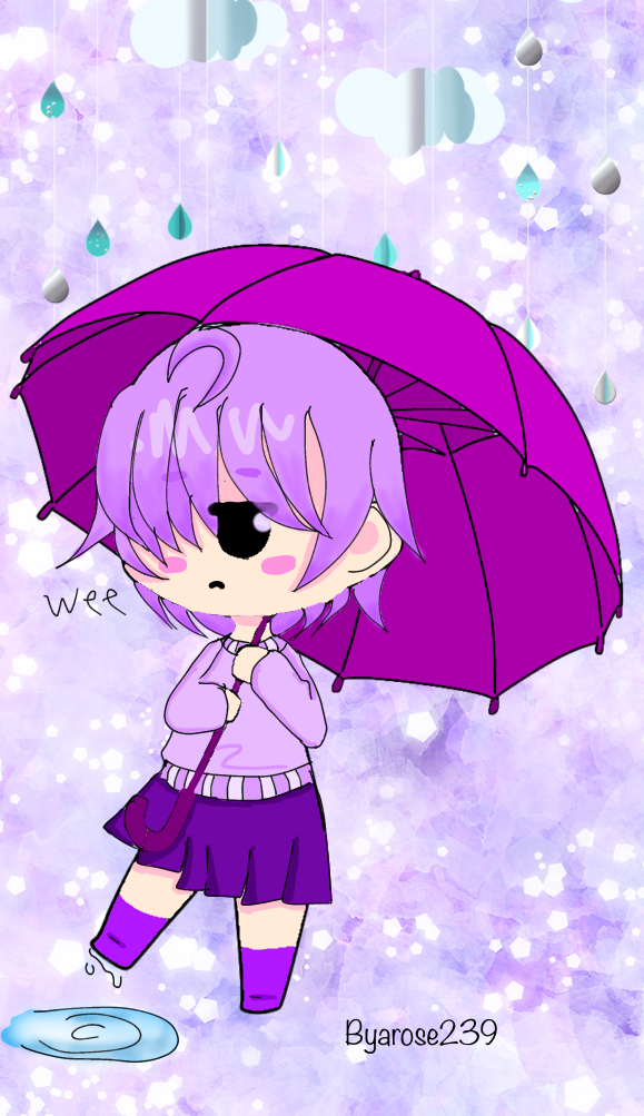 Purple Chibi - ibisPaint