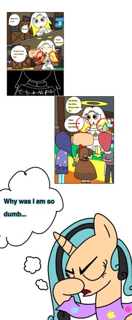 A mistake in my comic.