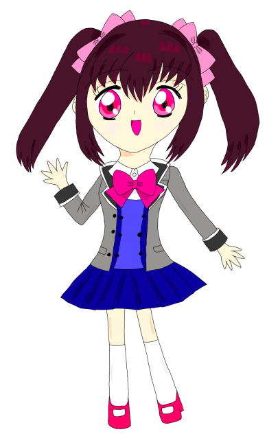 中学校の制服（愛沢つぼみ）