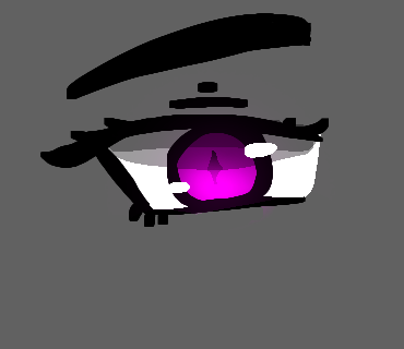purple eye