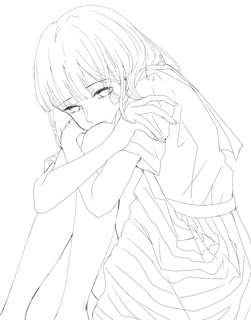 ｱｵｲｾｶｲ。線画