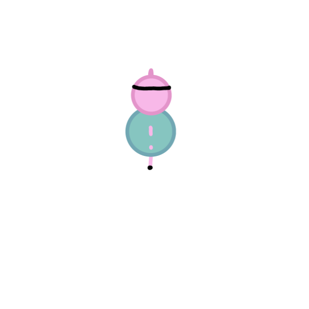 Daddy pig spinning around