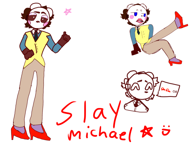 Michael slaying hard