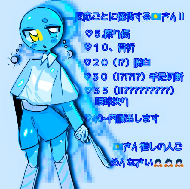 反応ごとに怪我する🇵🇼さん‼️