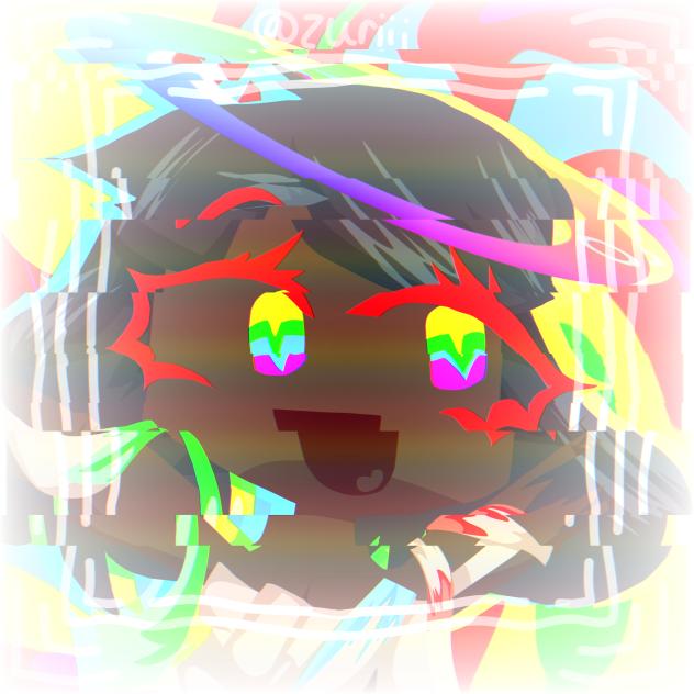 a colorful digital space..! or is it..