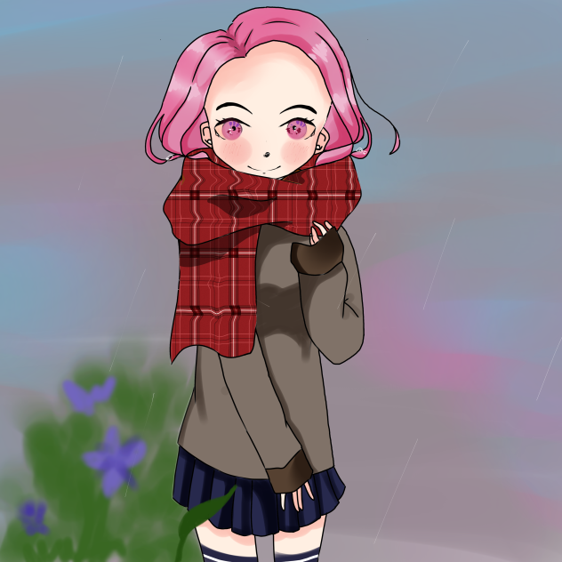 Early autumn rain - ibisPaint