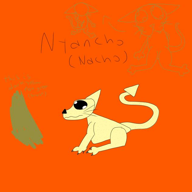 Nyancho (inspired by flame monkey)