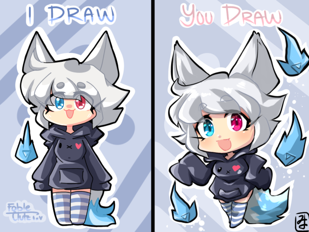 I draw you draw collab with Fable
