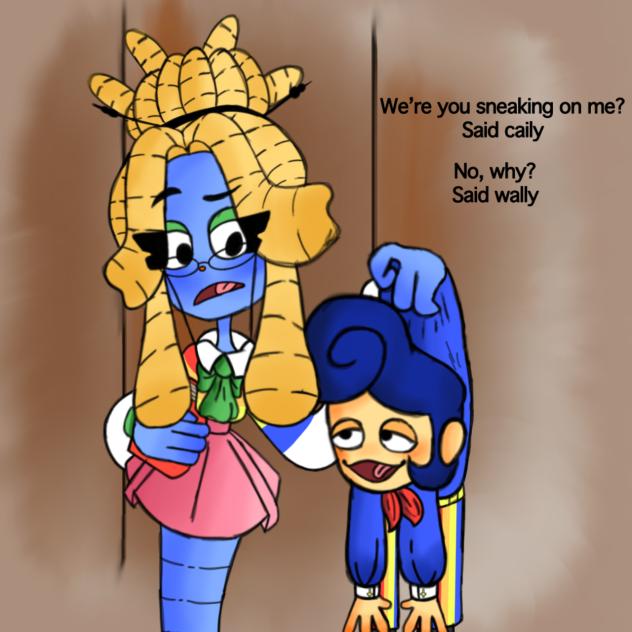Wally gets caught by caily