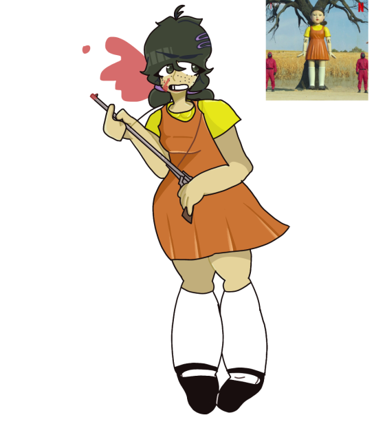 the doll from squid game.