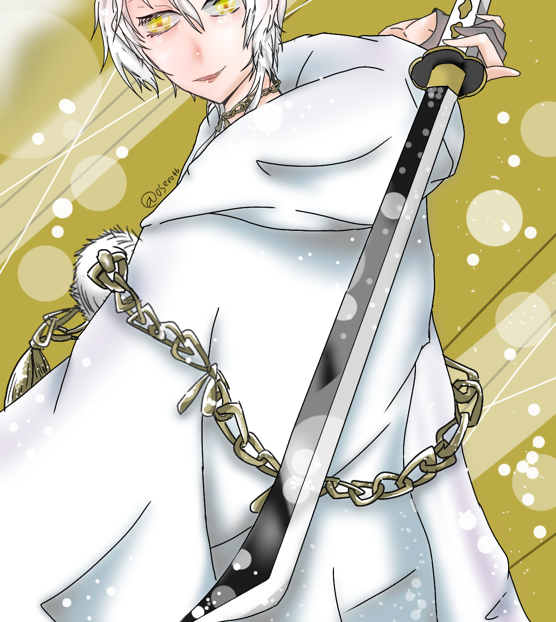 Tsurumaru Kuninaga - Touken Ranbu - Mobile Wallpaper by