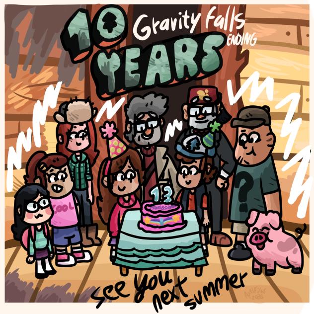 gravity falls 10 years