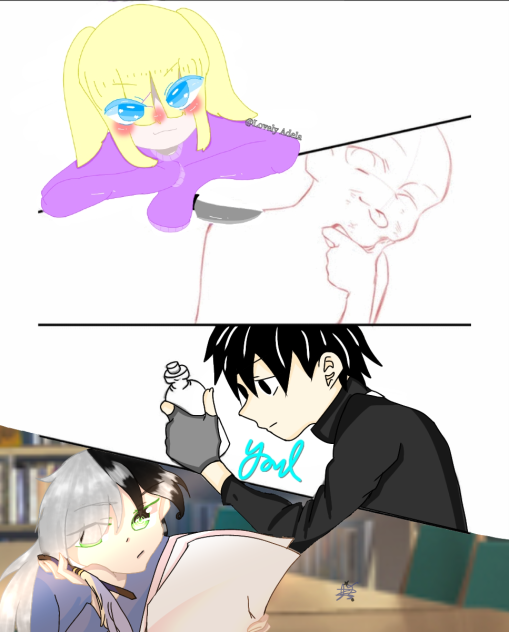Anime poses collab