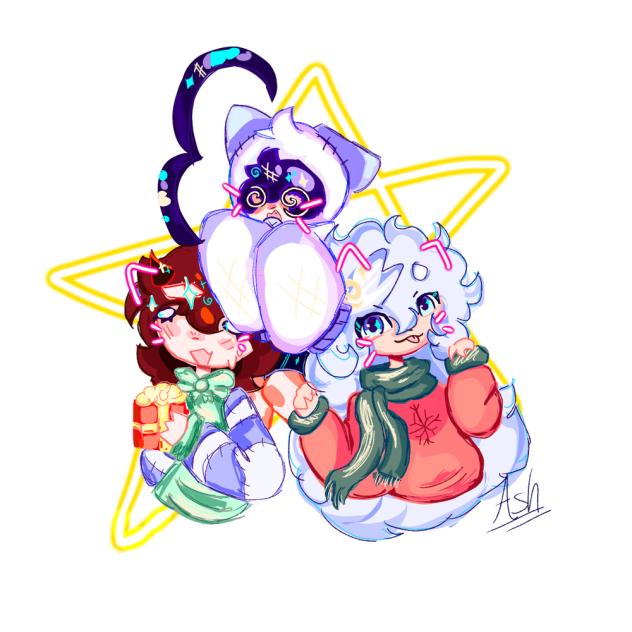 Me and my friends OC's pfp