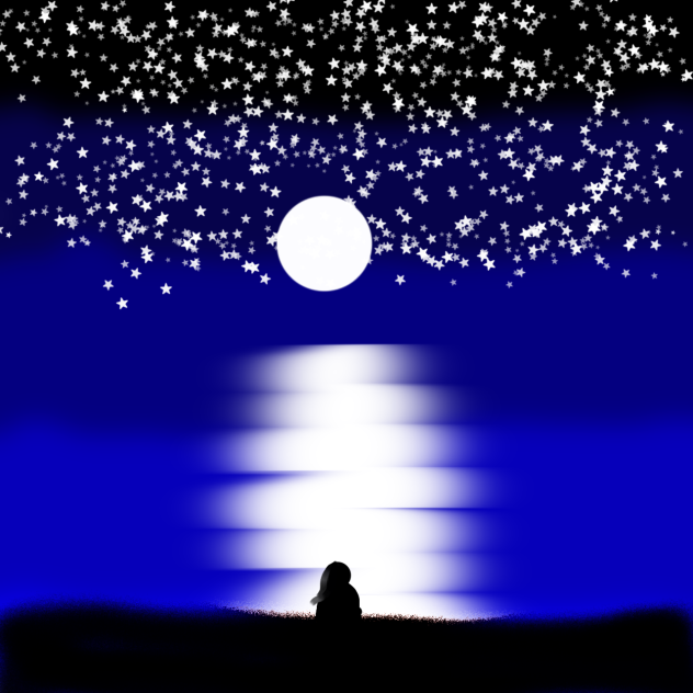 beautiful night - ibisPaint