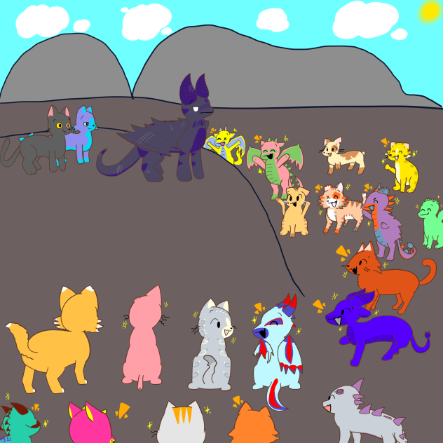 Cats🐱 and Dragons🐲 Unite Again🎉