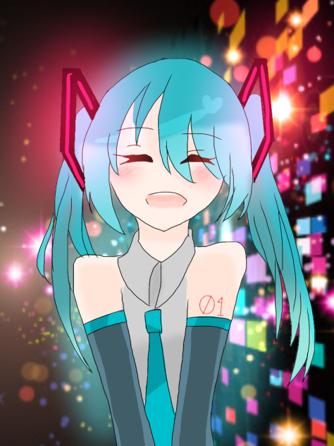 さんきゅー、ミク。
