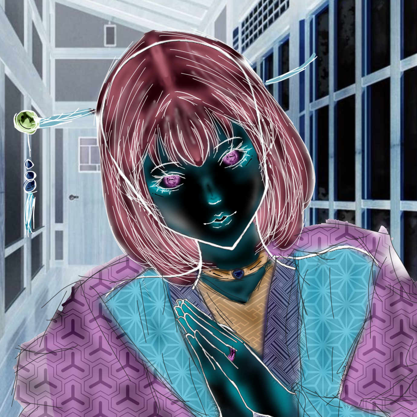 ghostly maiden - ibisPaint