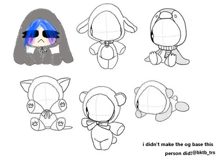 chibi animal collab - ibisPaint