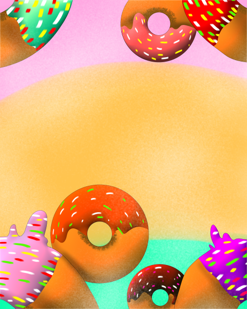 ドーナツの背景