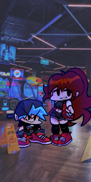 Chillin’ at the arcade