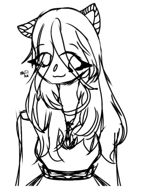 A Unique Girl Sketch